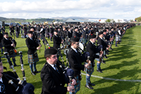 Gourock Highland Games 2023. Pipe Bands.